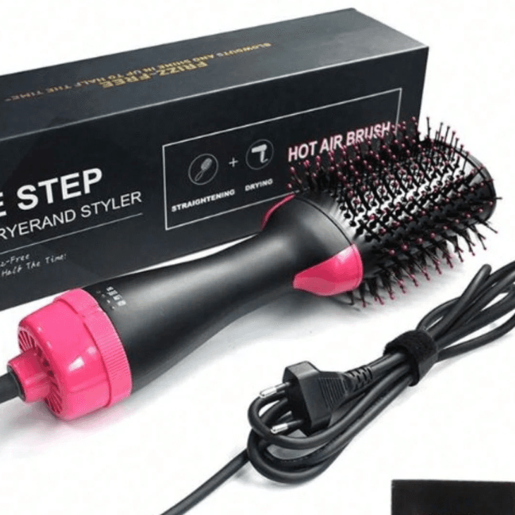 Escova Secadora e Alisadora Elétrica para Cabelo Ar Quente One Step 110V